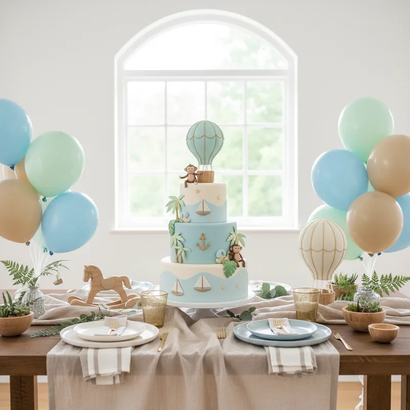 Décoration baptême garçon : thèmes, table et idées DIY