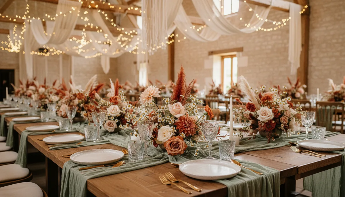 Décoration des salles de mariage : idées, tendances et budget